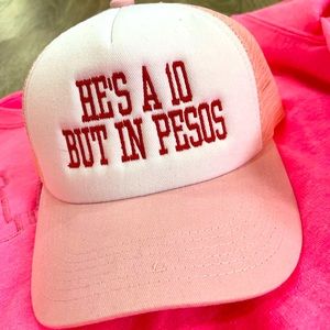 NEW!!Embroidered Foamie Trucker hat.